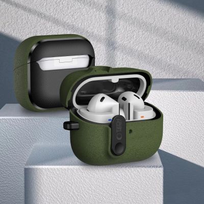 7. Etui Tech-Protect Slim Hook na Samsung Galaxy Buds 3 / 3 FE / 3 Pro - zielone
