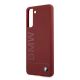 6. Etui BMW Silicone Signature Logo na Samsung Galaxy S21+ - czerwone