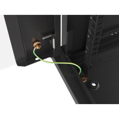 7. Szafa rack Lanberg WF01-6618-10B (18U; 901mm / 600mm / 600 mm; wisząca; Szklane; 19''; kolor czarny)