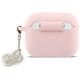 2. Etui Guess Silicone 4G Charm na AirPods Pro 3 różowe