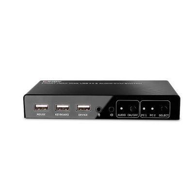 4. Lindy 32809 przełącznik KVM Czarny