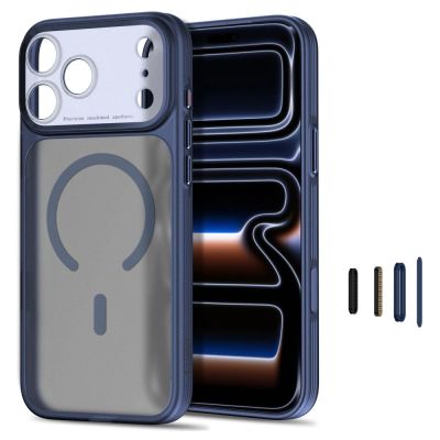2. Etui Tech-Protect MagPrime MagSafe CC na iPhone 18 Pro Max / 17 Pro Max - granatowe matowe