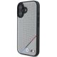 2. Etui BMW M Perforated Tricolor Line MagSafe na iPhone 16 - szare