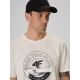 3. T-shirt regular z nadrukiem męski 4F 4FRSS26TTSHM4298-11S