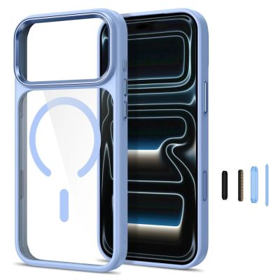 2. Etui Tech-Protect Magmat Magsafe CC na iPhone 17 Pro / 18 Pro - przezroczysto-jasnoniebieskie