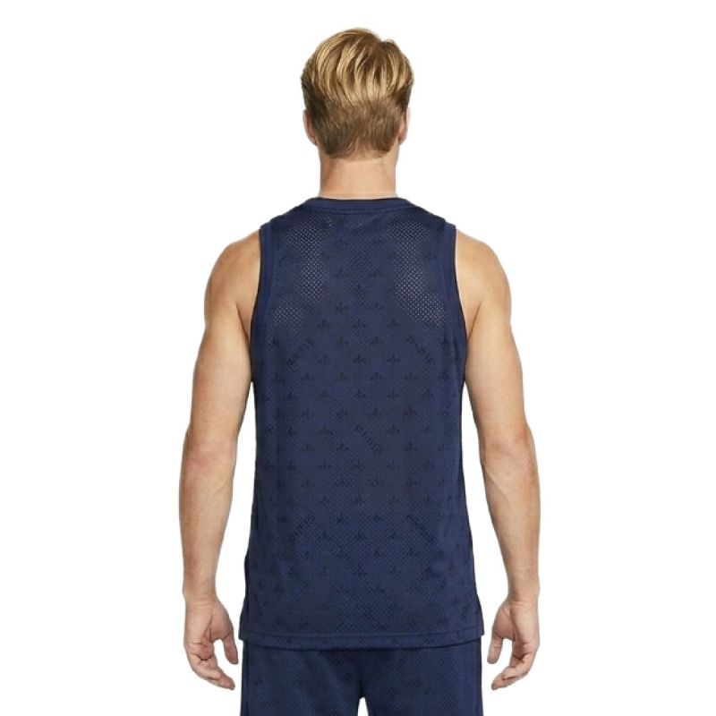 5. Koszulka Air Jordan x Paris Saint Germain Mesh Jersey Midnight Navy/White - DB6478-410