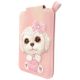 4. Portfel Magnetyczny Nimmy New Big-Eye Cute Pets 2.0 Dog ze stojakiem na telefon - różowy