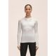 Koszulka damska Casall Maze Long Sleeve biały