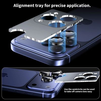 5. Osłona aparatu Tech-Protect Camring Fit+ na iPhone 14 Pro / Max / 15 Pro / Max / 16 Pro / Max / 17 Pro / Max - pomarańczowa