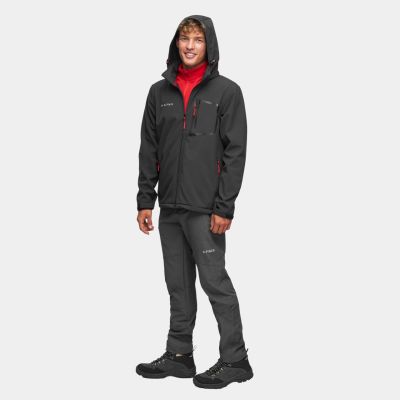 36. Kurtka Softshell Alpinus Stenshuvud czarna BR43371