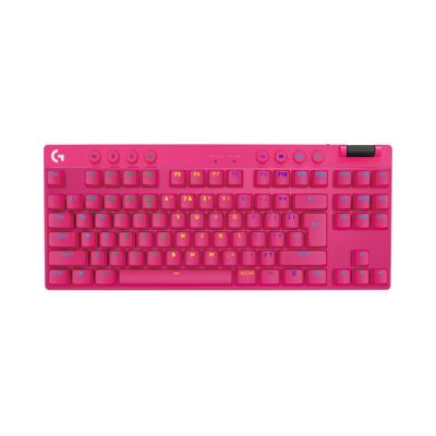 3. Klawiatura Logitech PRO X TKL różowa