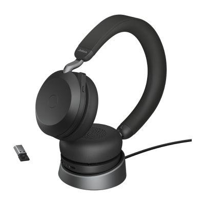 4. Słuchawki nauszne Jabra Evolve2 75 UC Stereo Link380c