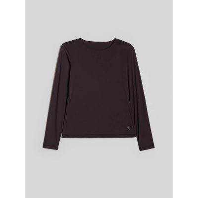 6. Longsleeve treningowy slim szybkoschnący damski 4F 4FRAW26TFLOF0733-80S