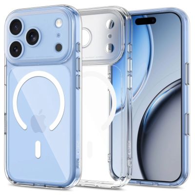 Etui Tech-Protect MagPeak MagSafe CC na iPhone 17 Pro Max / 18 Pro Max - przezroczyste
