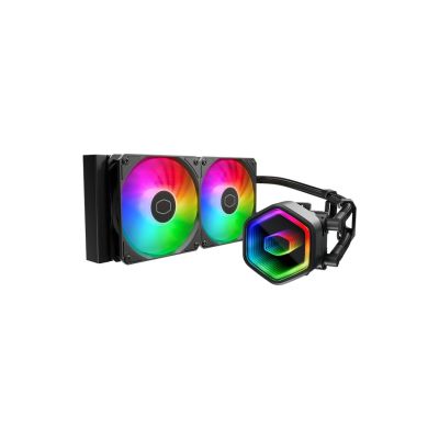 2. Cooler Master MasterLiquid 240 Core II Procesor Zestaw do chłodzenia płynami 12 cm Czarny