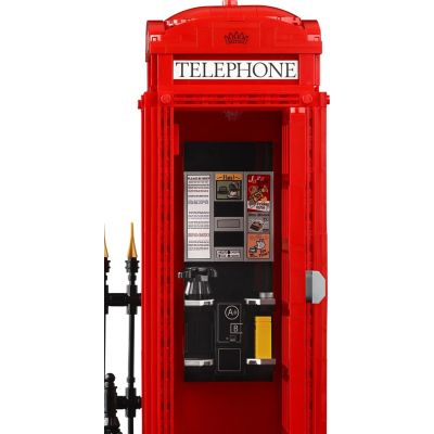32. Lego 21347 Ideas - Czerwona londyńska budka telefoniczna