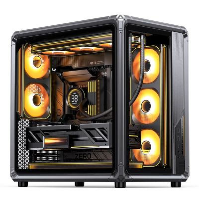 20. Jonsbo X400 PC-Gehäuse, Midi-Tower, ATX, Tempered Glass - grau