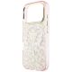 6. Etui Guess IML Leopard Glitter Triangle Logo MagSafe na iPhone 17 Pro / 18 Pro - różowe