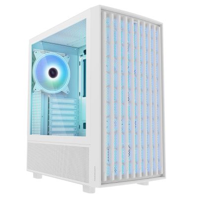 3. MODECOM OBUDOWA BREEZE ARGB FLOW MIDI USB TYPE -C BIAŁA