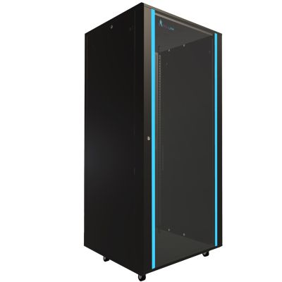 14. Extralink Szafa rack 37U 800x800 Czarna stojąca