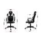 24. Fotel gamingowy Huzaro Force 2.5 White Mesh