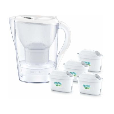 2. Dzbanek filtrujący Brita Marella+4 wkłady Maxtra Pro PP (2,4l; biały)