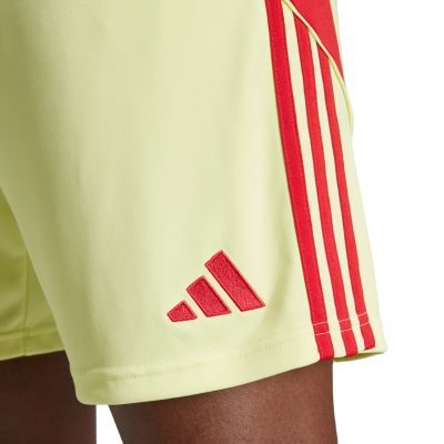 11. Spodenki męskie adidas Tiro 24 żółto-czerwone JI6090