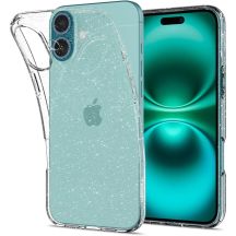 Etui Spigen Liquid Crystal na iPhone 16 Plus - przezroczysto-brokatowe