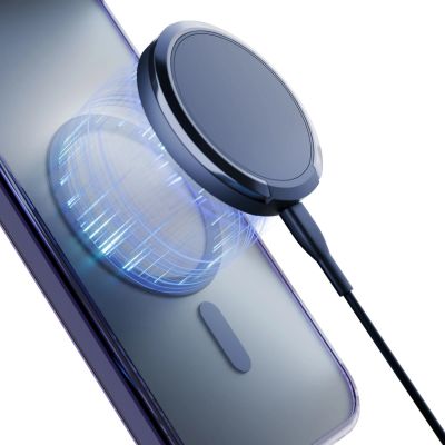 12. Etui 3mk Frosty MagCase na Apple iPhone 16E - fioletowe