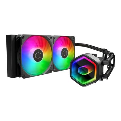 3. Cooler Master MasterLiquid 240 Core II Procesor Zestaw do chłodzenia płynami 12 cm Czarny