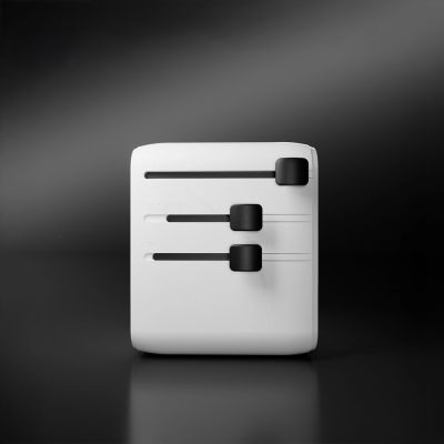 5. Adapter podróżny SBS 2xUSB-C 1xUSB-A uniwersalny - biały