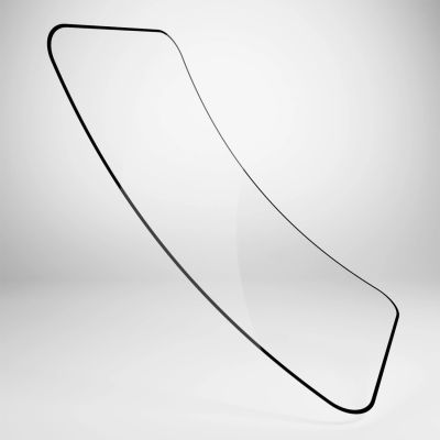 2. Szkło hybrydowe Puro Flexible Glass D3O z czarną ramką do iPhone 16 Pro Max
