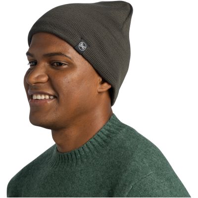3. Czapka BUFF KNITTED & FLEECE BAND BEANIE LILON SHORT BEETLE GREEN