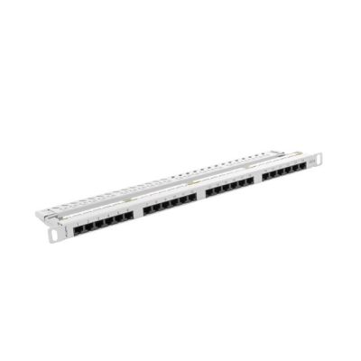 2. Patchcord Lanberg PPU6-0024-S (0.5U; kat. 6; 24xRJ-45)