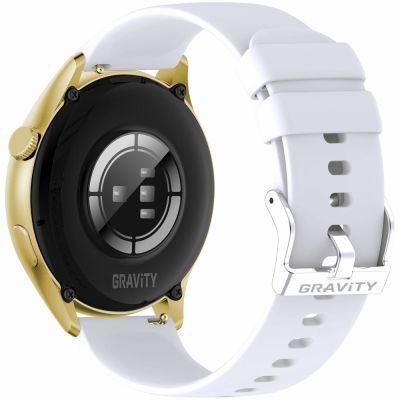 10. Smartwatch Gravity Złoty Pasek + Bransoleta GT11-2