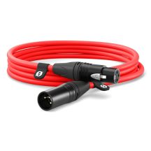 RODE XLR3M-R kabel audio 3 m XLR Czerwony