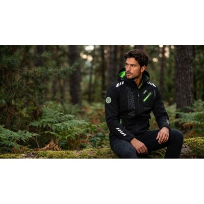4. Softshell męski Geographical Norway ROYAUTE MEN ASS A BS2 056 (WT1804H/GN-BLACK / GREEN)