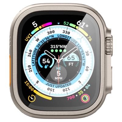 3. Szkło hartowane Spigen Glas.tR Slim Pro na Apple Watch Ultra (49 mm) - beżowe
