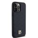 4. Etui DKNY Leather Pattern Metal Logo MagSafe na iPhone 13 Pro Max - czarne
