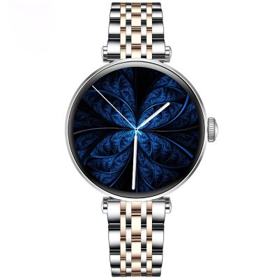 3. Smartwatch Gravity Srebrno Różowe Złoto Czarny 2 Paski GT26-5