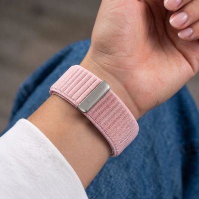 5. Pasek Tech-Protect NylonLoop na Apple Watch 44 / 45 / 46 / 49 mm - różowy
