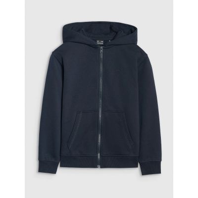 8. Bluza dresowa rozpinana z kapturem chłopięca 4F 4FJRMM00TSWSM2481-31S
