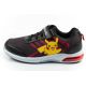 2. Leomil buty sportowe dziecięce sneakersy Pokemon lekkie na rzep LED czarne