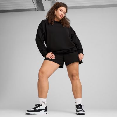 4. Bluza damska Puma ESS Small No.11 Logo Relaxed Crew czarna 684975 01