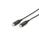14. Digitus Hybrydowy kabel światłowodowy HDMI AOC, UHD 8K, 100 m