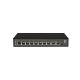 Przełącznik LevelOne FE PoE+ 10-portowy/IP30 120W 1Gbps