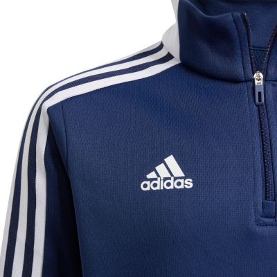 4. Bluza dla dzieci adidas Tiro 21 Warm Top granatowa GK9672