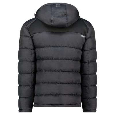 3. Kurtka męska Geographical Norway BEACHWOOD NO CONSTRAST BLACK-BLACK DB MEN 068 (WZ7433H/GN-BLACK / BLACK)