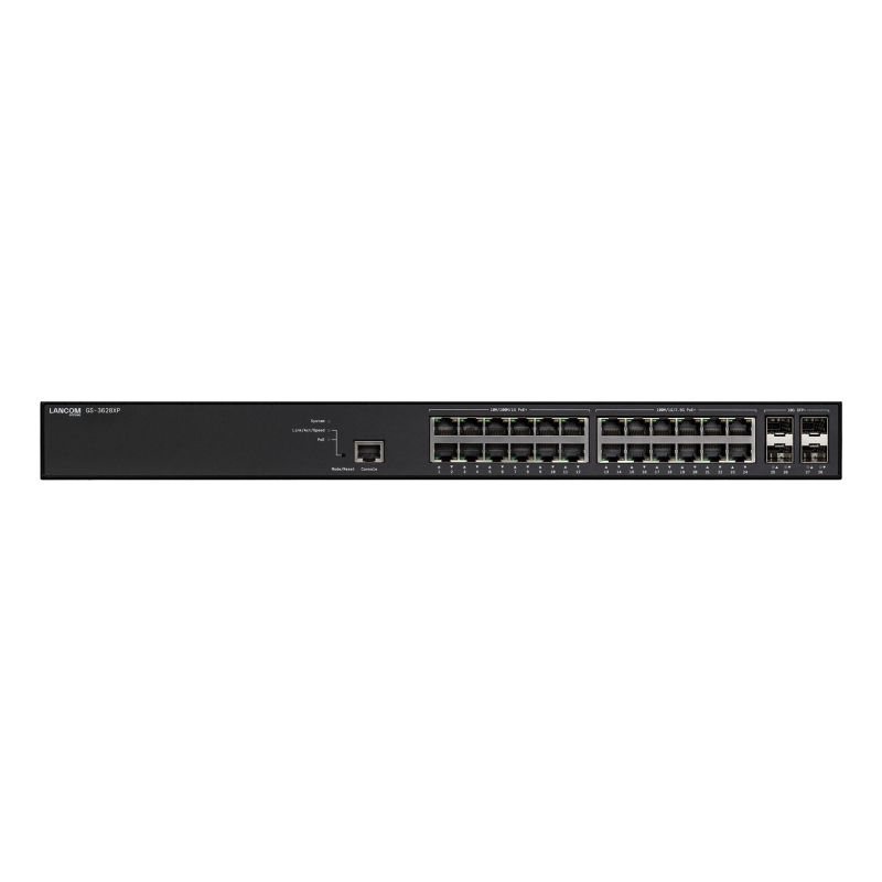 LANCOM GS-3628XP Zarządzany L2/L3 2.5G Ethernet (100/1000/2500) Obsługa PoE 1U Czarny
