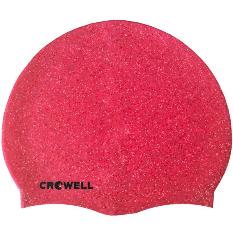 3. Czepek pływacki silikonowy Crowell Recycling Pearl różowy kol.3